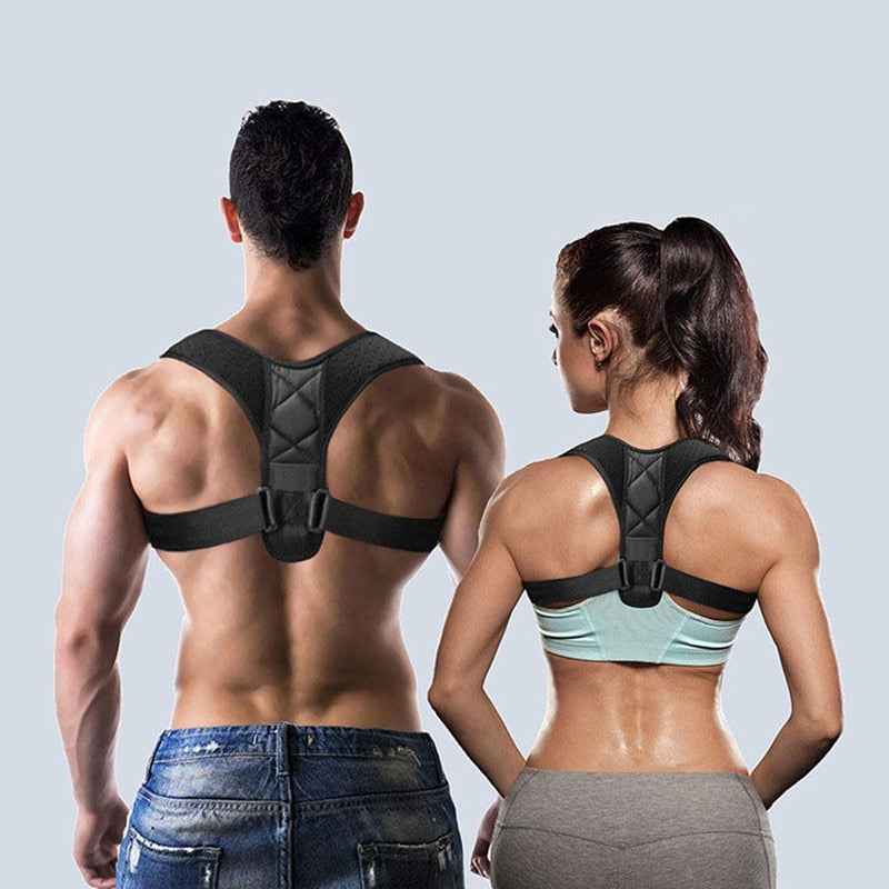 Medical Adjustable Clavicle Posture Corrector Men Woemen Upper Back Brace Shoulder Lumbar Support Belt